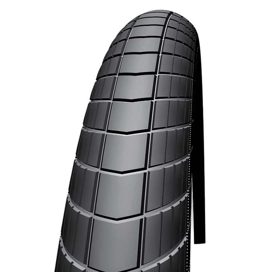 Schwalbe Big Apple Tire 12''x2.00 Wire Clincher SBC KevlarGuard TwinSkin 50TPI Black