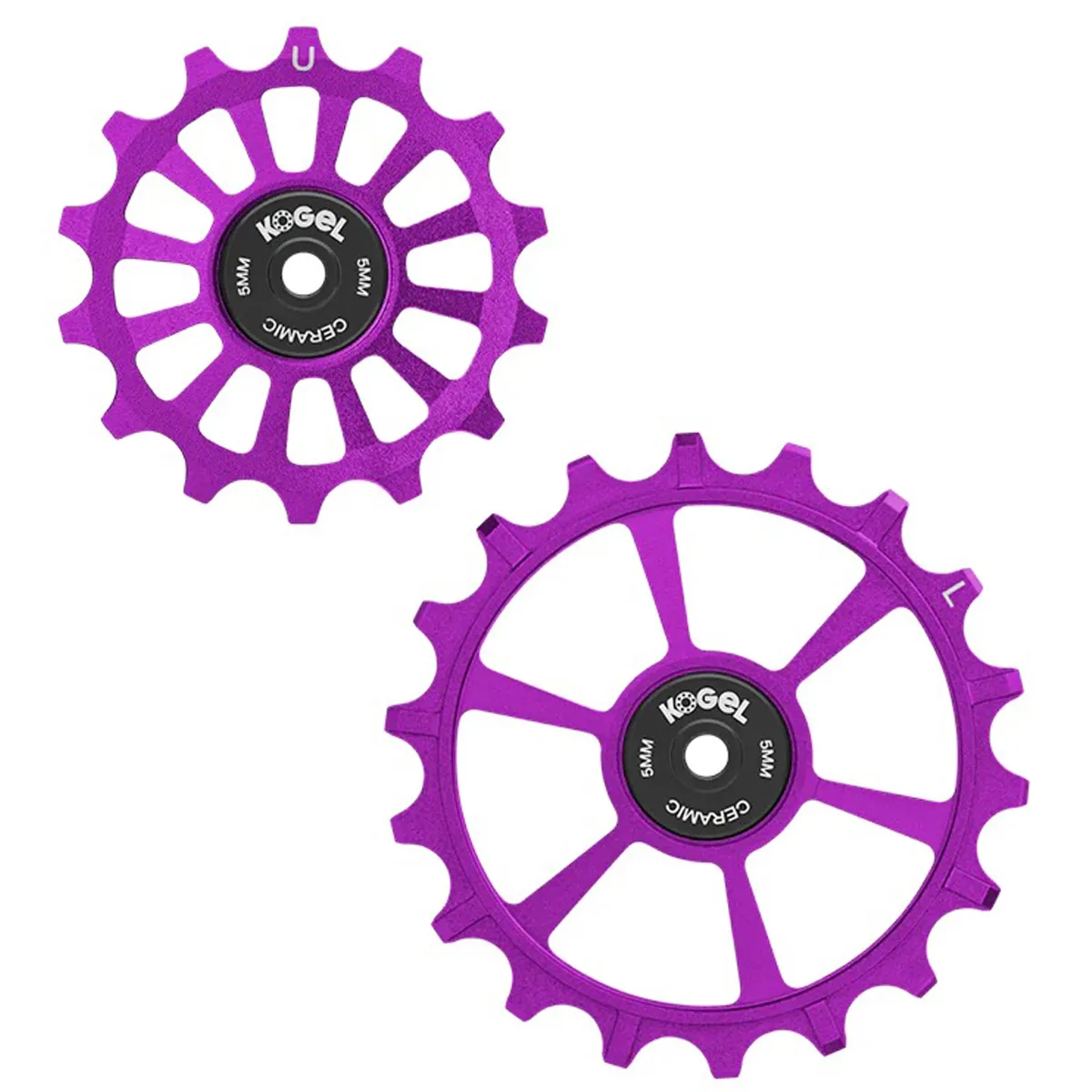 Kogel Hybrid Ceramic SRAM Transmission Pulley Set - 14/18T - Image 6