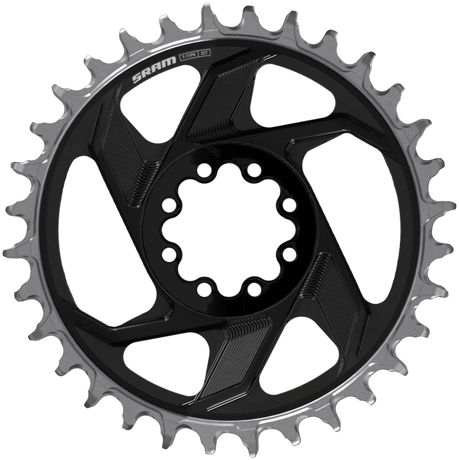 SRAM XX Downhill T-Type Direct Mount Chainring - 32t 7-Speed 8-Bolt Direct Mount 6mm Offset Aluminum D1