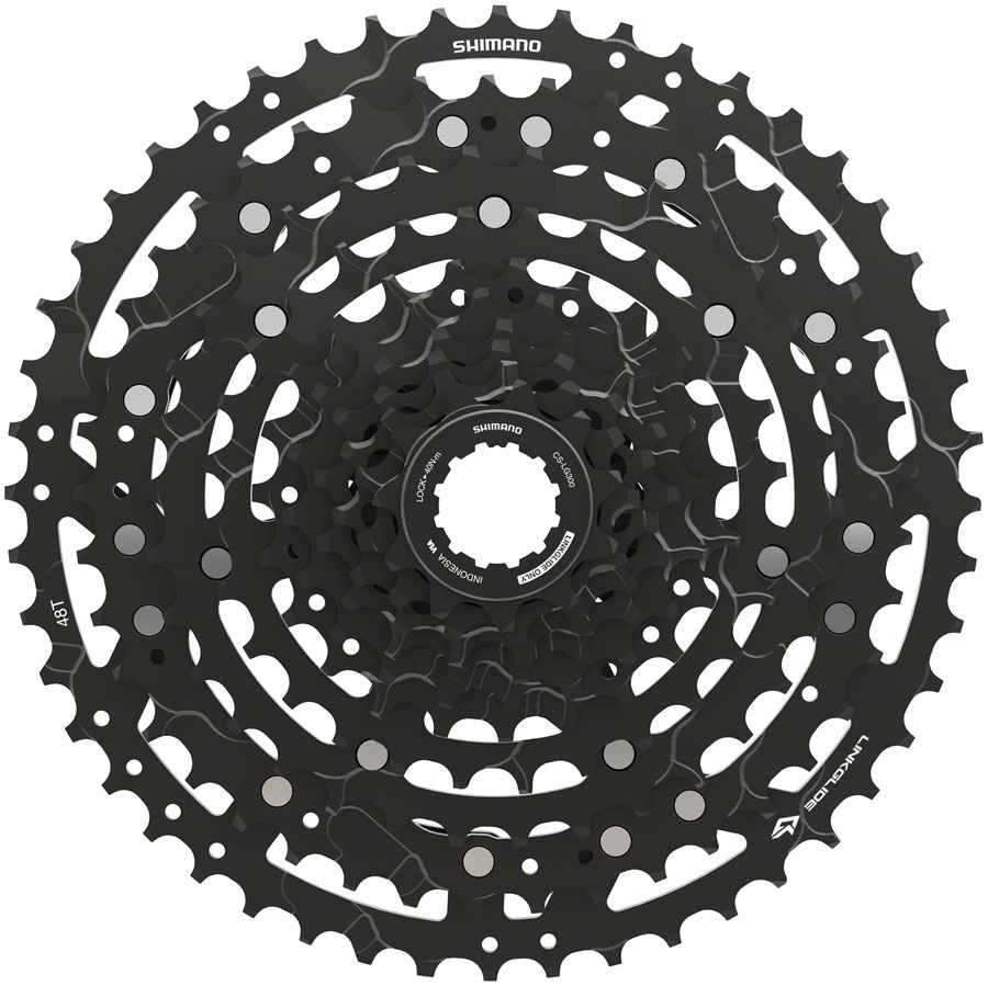 Shimano CUES  CS-LG300-10 Cassette - 10-Speed 11-39t LINKGLIDE Black variant 2