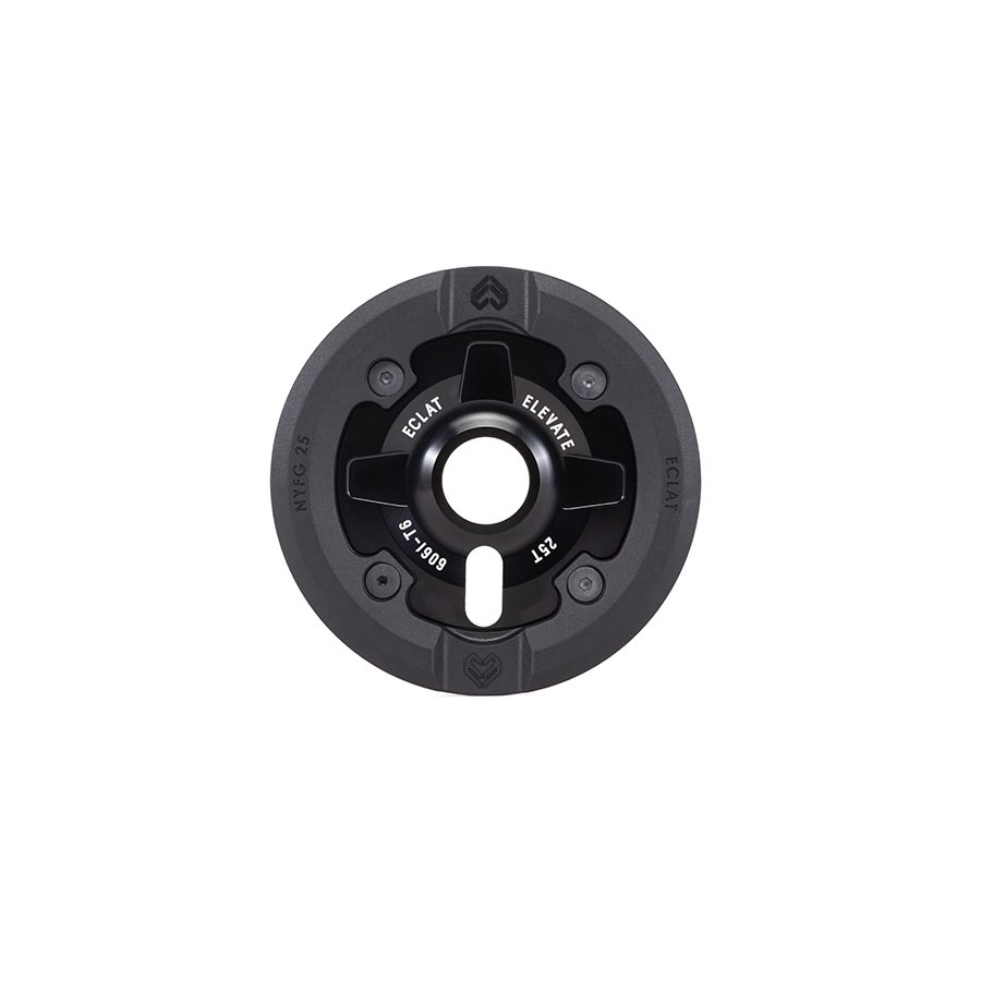 Eclat Elevate Guard Chainring Teeth: 25 6061-T6 Aluminum Black Eclat Elevate Guard Chainring Teeth: 25 6061-T6 Aluminum Black
