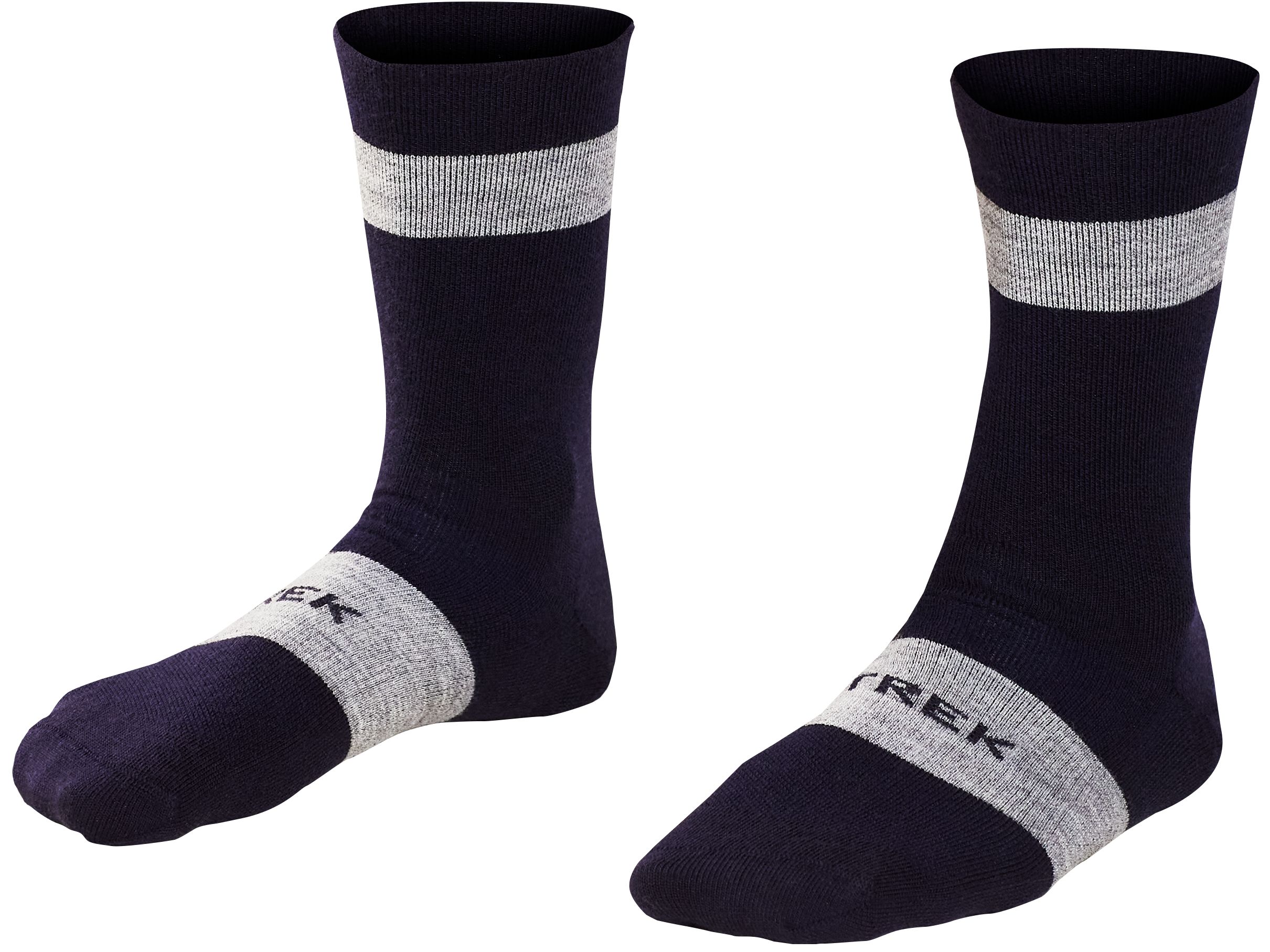 Sock Trek Race Merino Wool Crew Small (35-38) Deep Dark Blue