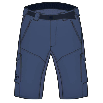 Endura Endura Hummvee Shorts with Liner Indigo Rock L