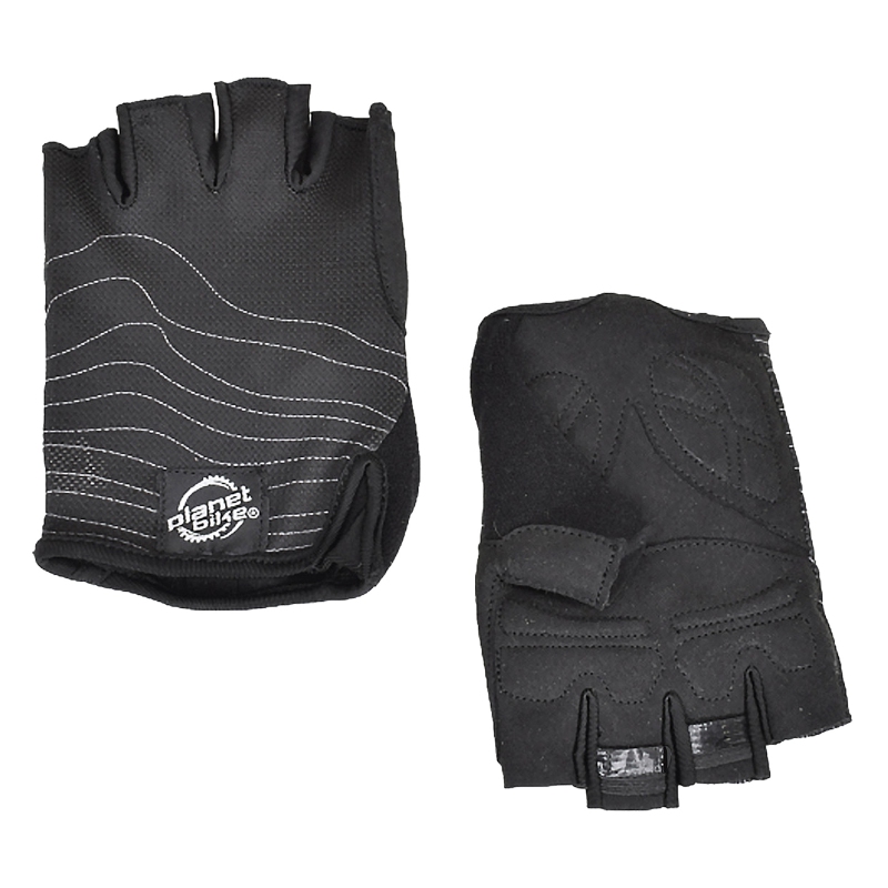 Planet bike Topo Gel Half Finger  SM Unisex Black