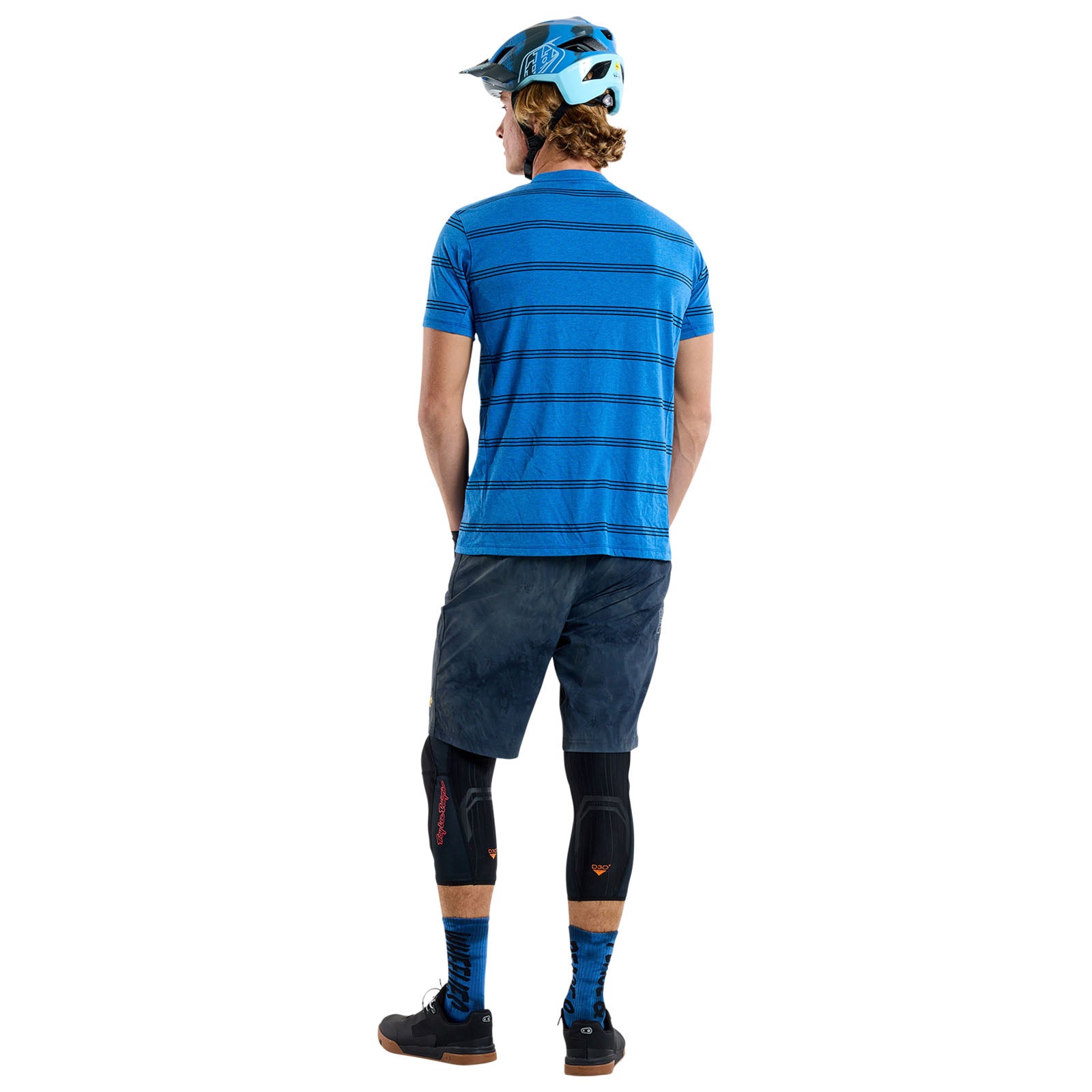 Skyline Short Sleeve Ride Tee Washed Out Cobalt - Image 8