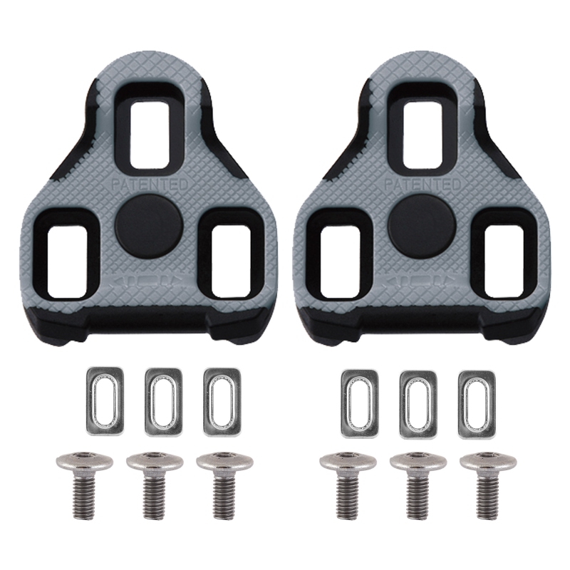 Exustar Look Keo Compatible Road Cleats Black/Grey Look Keo 0° Fixed Exustar Look Keo Compatible Road Cleats Black/Grey Look Keo 0° Fixed
