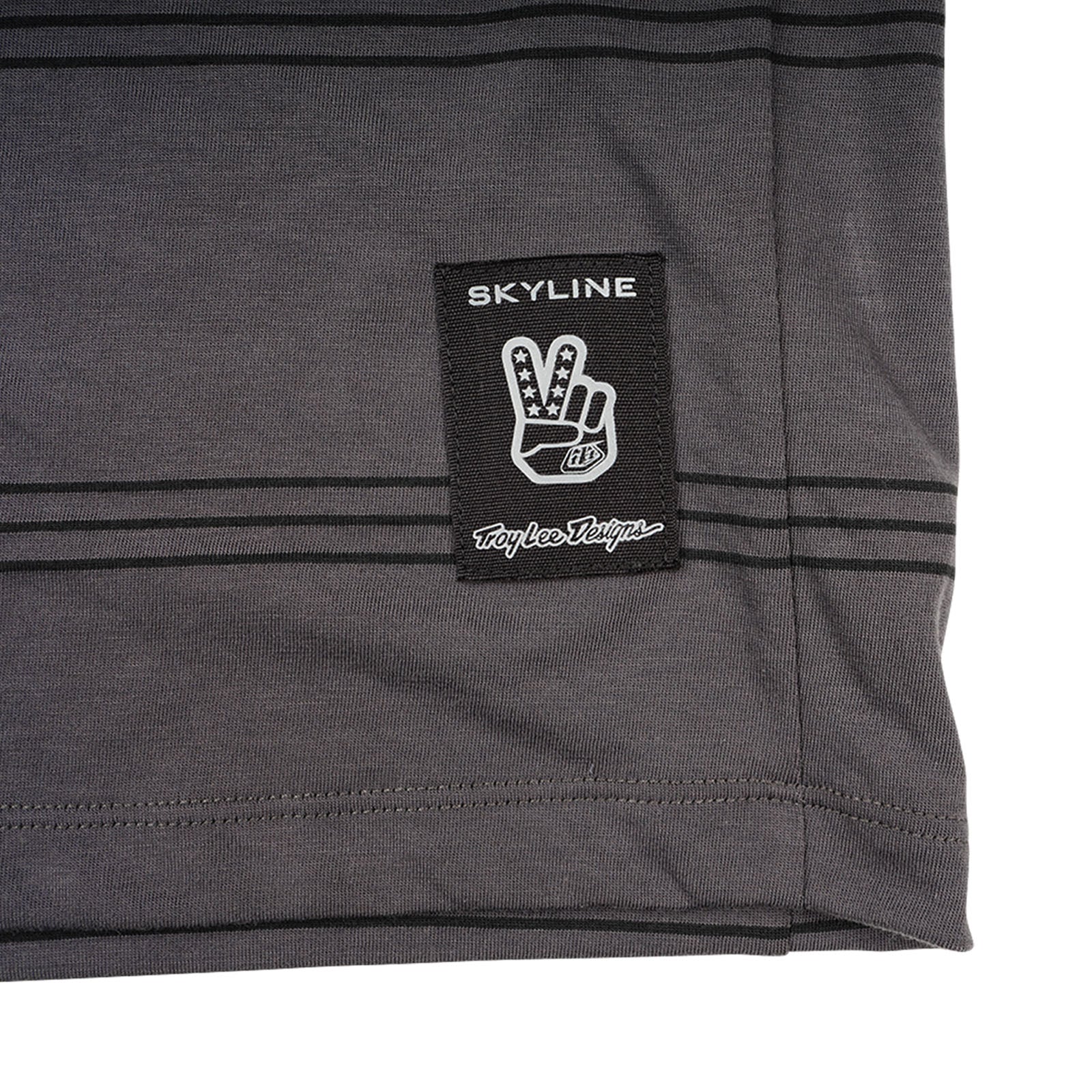 Youth Skyline Ride Short Sleeve Tee Washed Out Smoke - Image 4