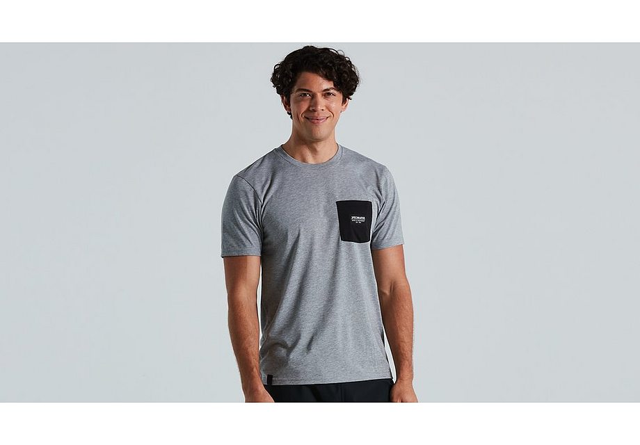 Specialized Pocket Tee Men Charcoal Xs