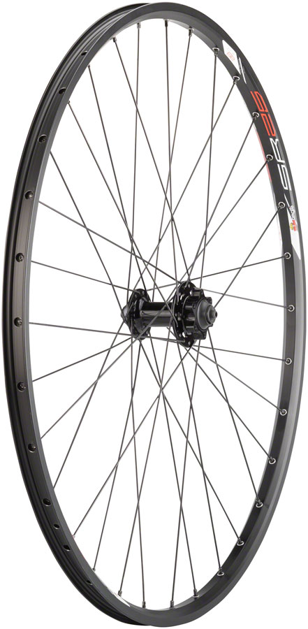 Quality Wheels Value Double Wall Series Disc Front Wheel - QR x 100mm 6-Bolt, Black - Image 8