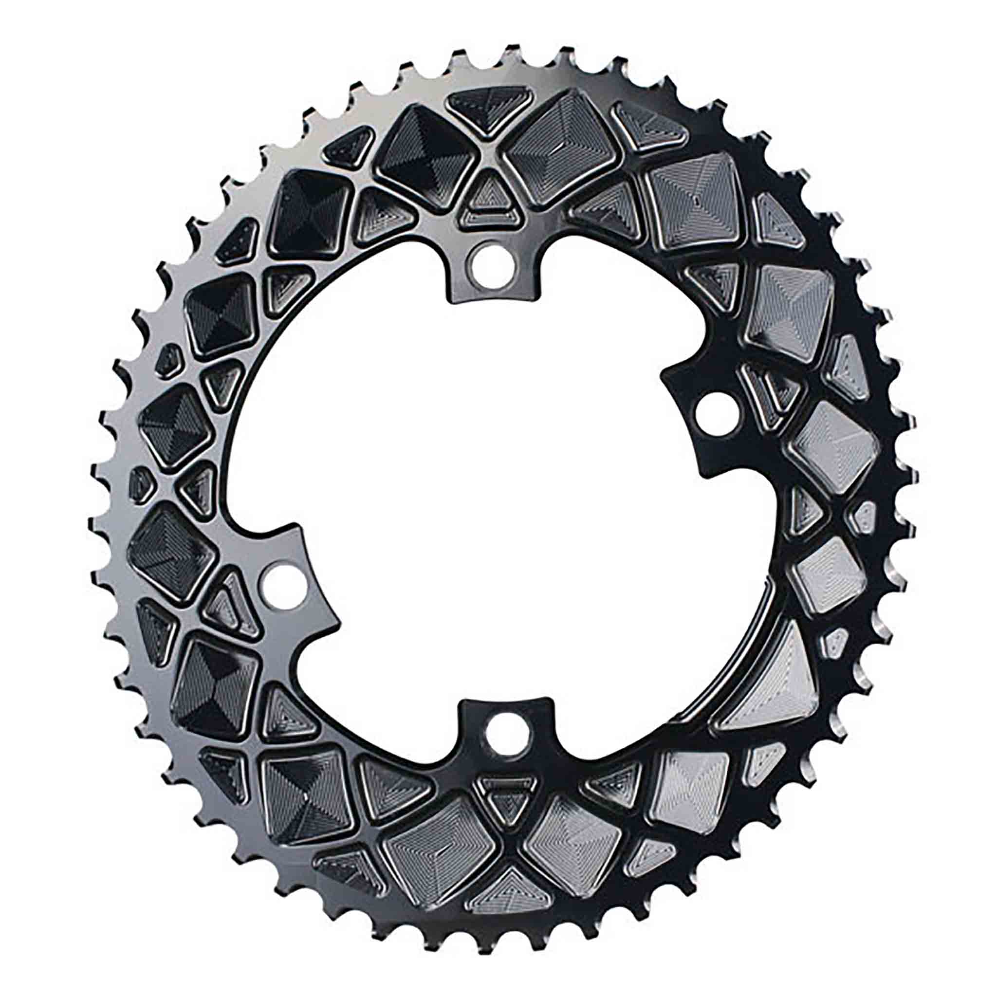 absoluteBLACK 4x110BCD Premium 2x Oval Chainring variant 2