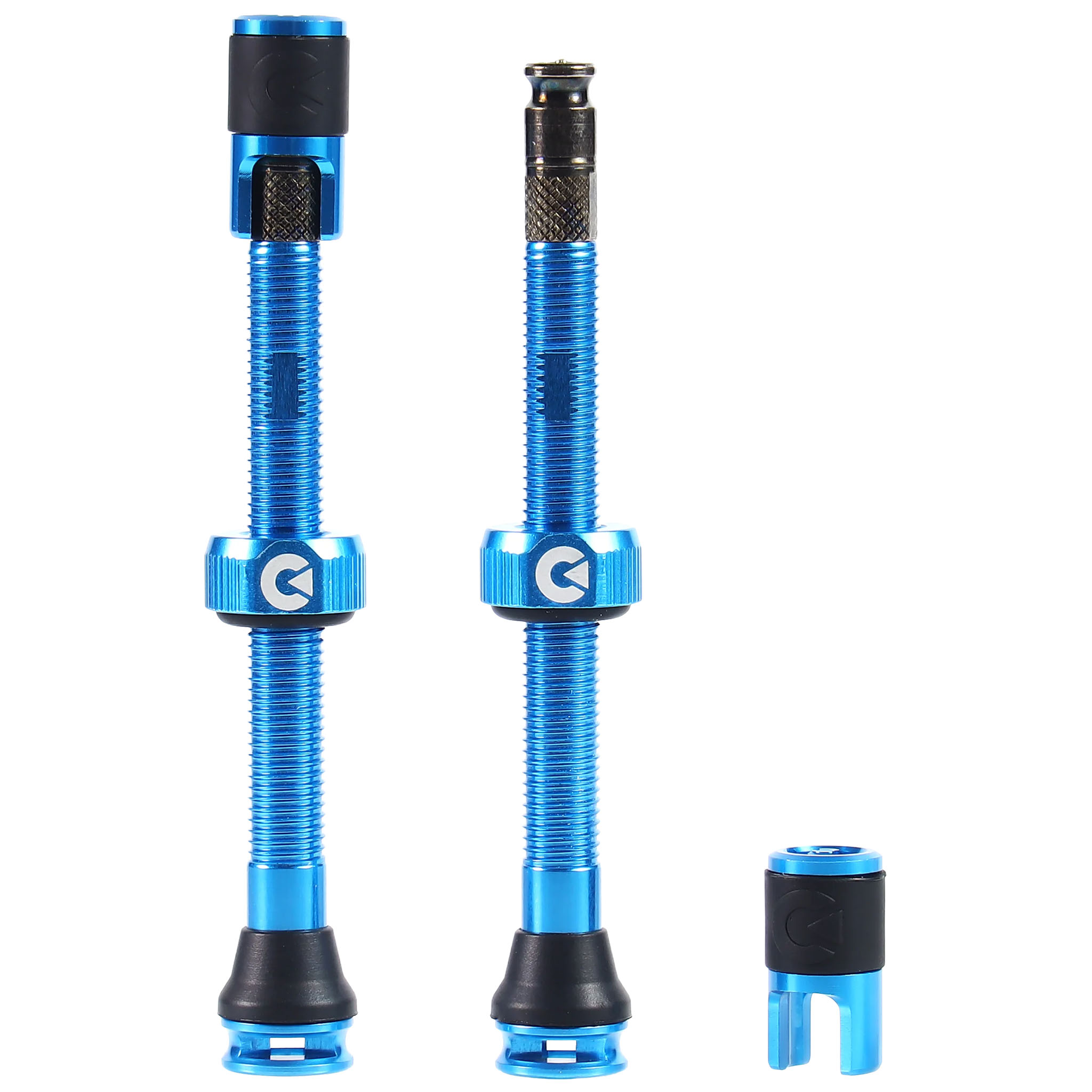 Clik Clik Tubeless Valve Set 60mm Clik Pair Hyper Blue
