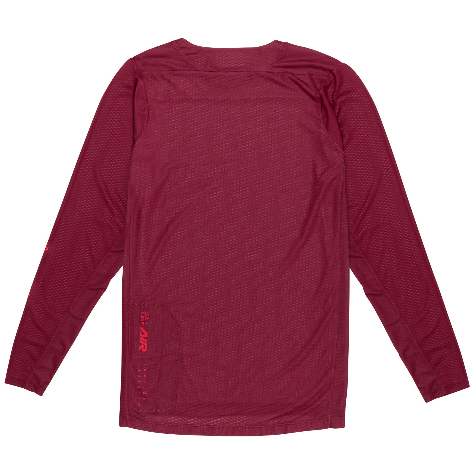 Skyline Air Long Sleeve Jersey Mono Oxblood - Image 2