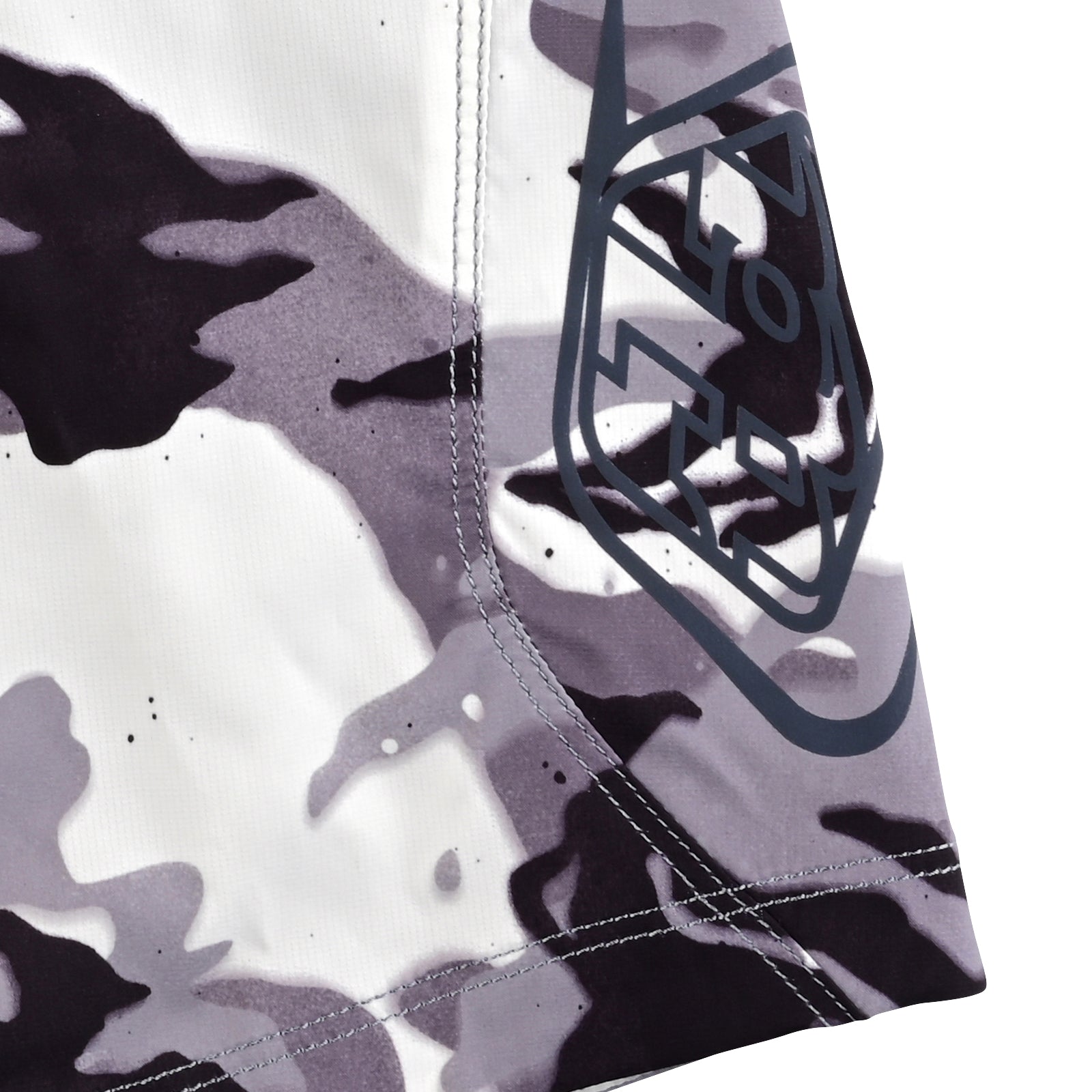 Youth Flowline Short No Liner Spray Camo White - Image 2