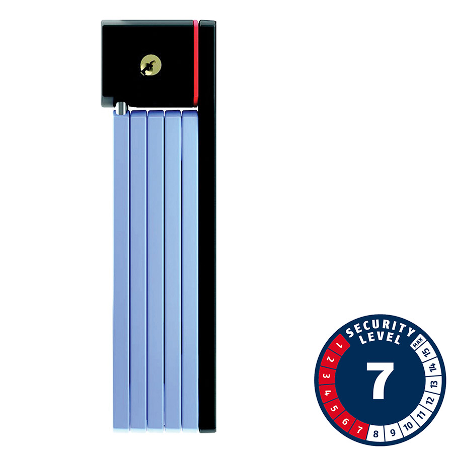 Abus Bordo uGrip 5700 SH Folding Lock Key 80cm 2.6' 5mm Blue Abus Bordo uGrip 5700 SH Folding Lock Key 80cm 2.6' 5mm Blue