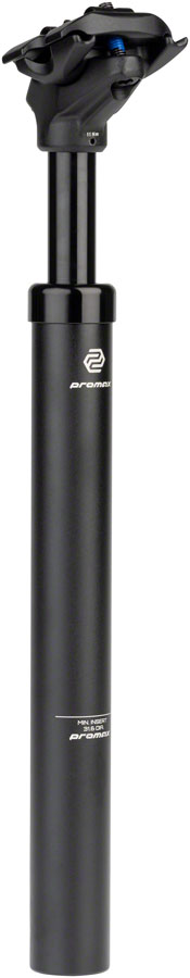 Promax SP-877 Suspension Seatpost - 350mm, Black variant 2