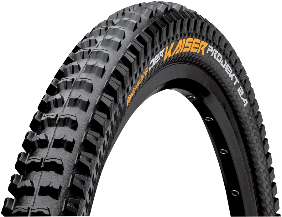 Continental Der Kaiser Projekt Tire - 27.5 x 2.40 Clincher Wire BLK ProTection Apex