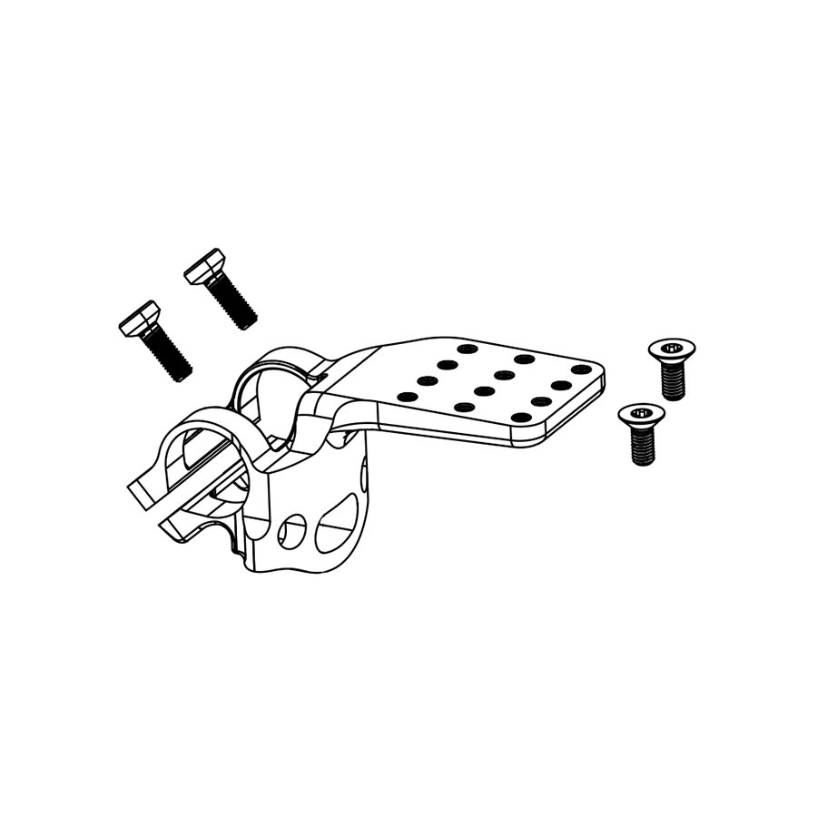 Zipp Clamp & Armrest for Vuka Aero C1 variant 2