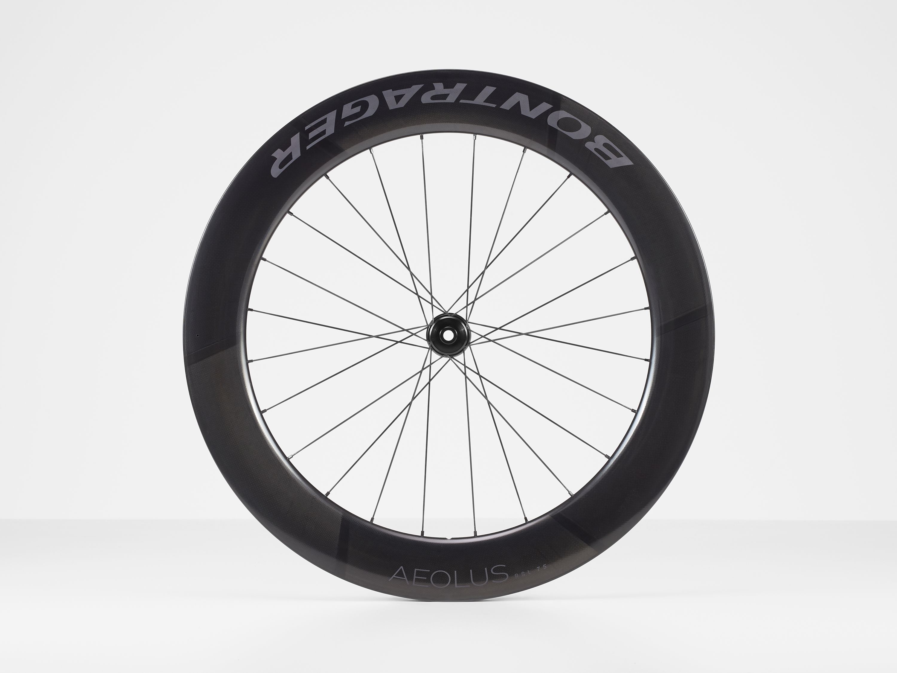 Wheel Front Bontrager Aeolus RSL 75 TLR Disc 12T Black