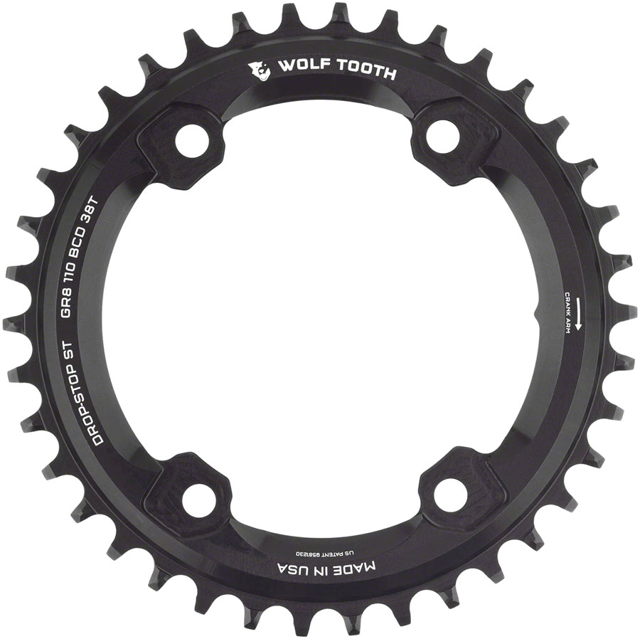 Wolf Tooth Shimano 110 Asymmetric BCD Chainring - Shimano GRX variant 2