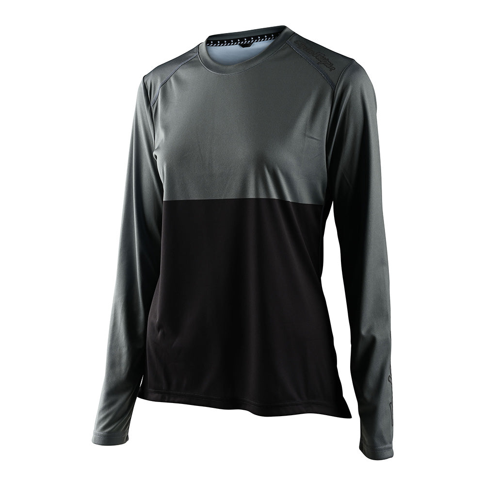 Womens Lilium LS Jersey Block Green / Black Womens Lilium LS Jersey Block Green / Black