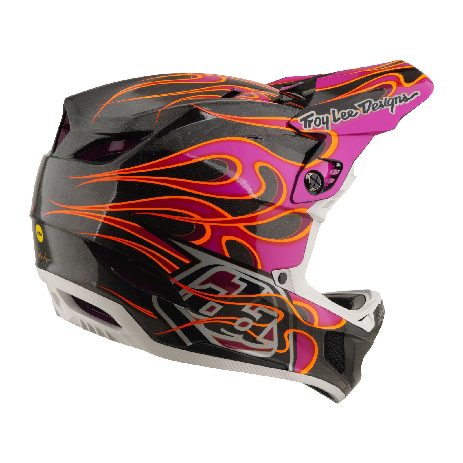 D4 Carbon Helmet Torched Carbon / Magenta - Image 2