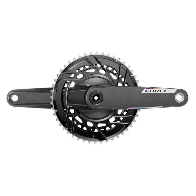 Sram Force AXS E1 2x Power Meter Thread Mount DUB 160x50/37 DUB crankset black Sram Force AXS E1 2x Power Meter Thread Mount DUB 160x50/37 DUB crankset black