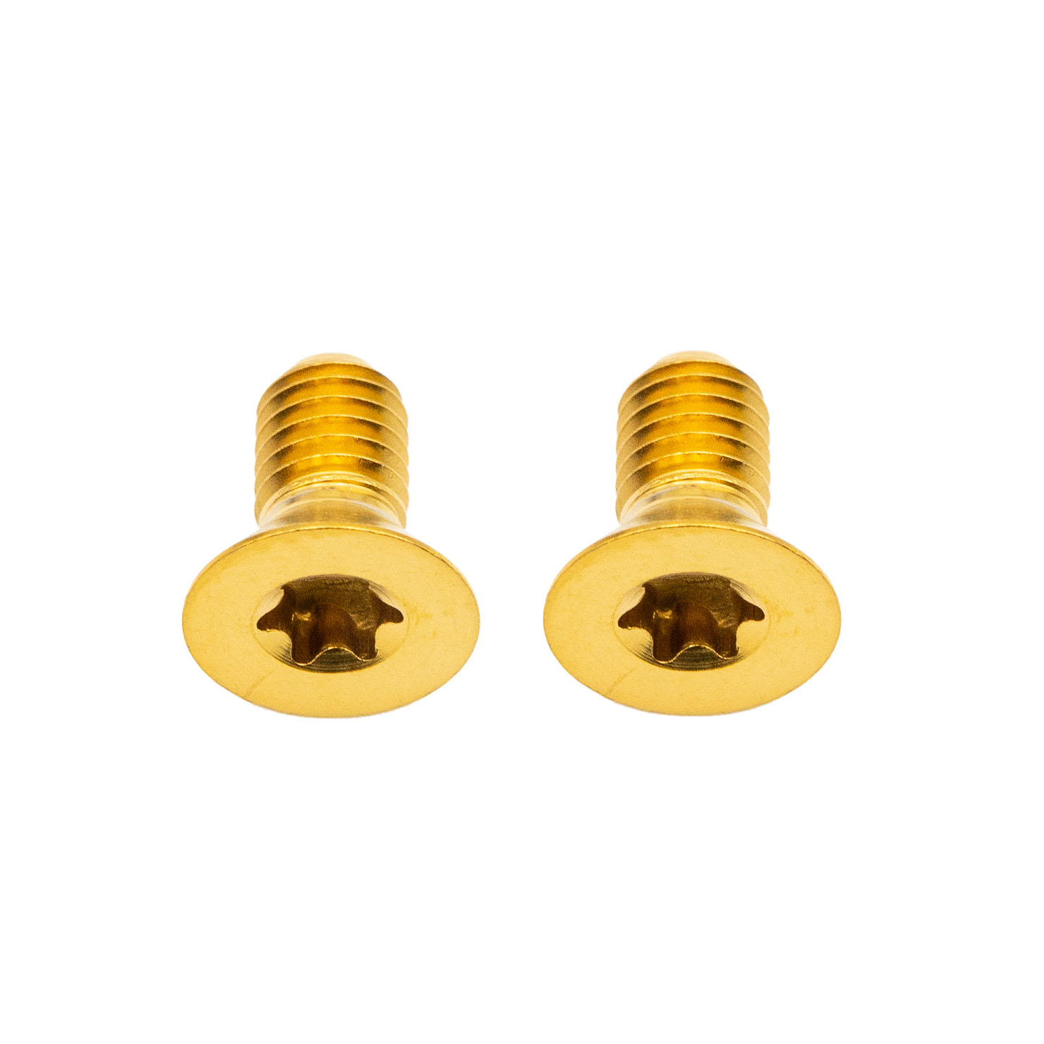 Better Bolts Titanium Flat Mount Bolt Kit 10mm Gold 2/CT 