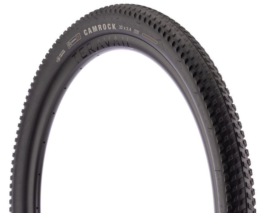 Teravail Camrock Tire - 32 x 2.4 Tubeless Folding BLK Durable - Superstructure  Fast Plus Compound