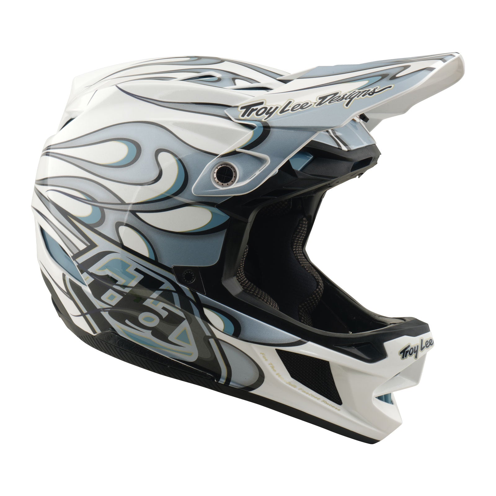 D4 Composite Helmet Torched White / Silver - Image 7