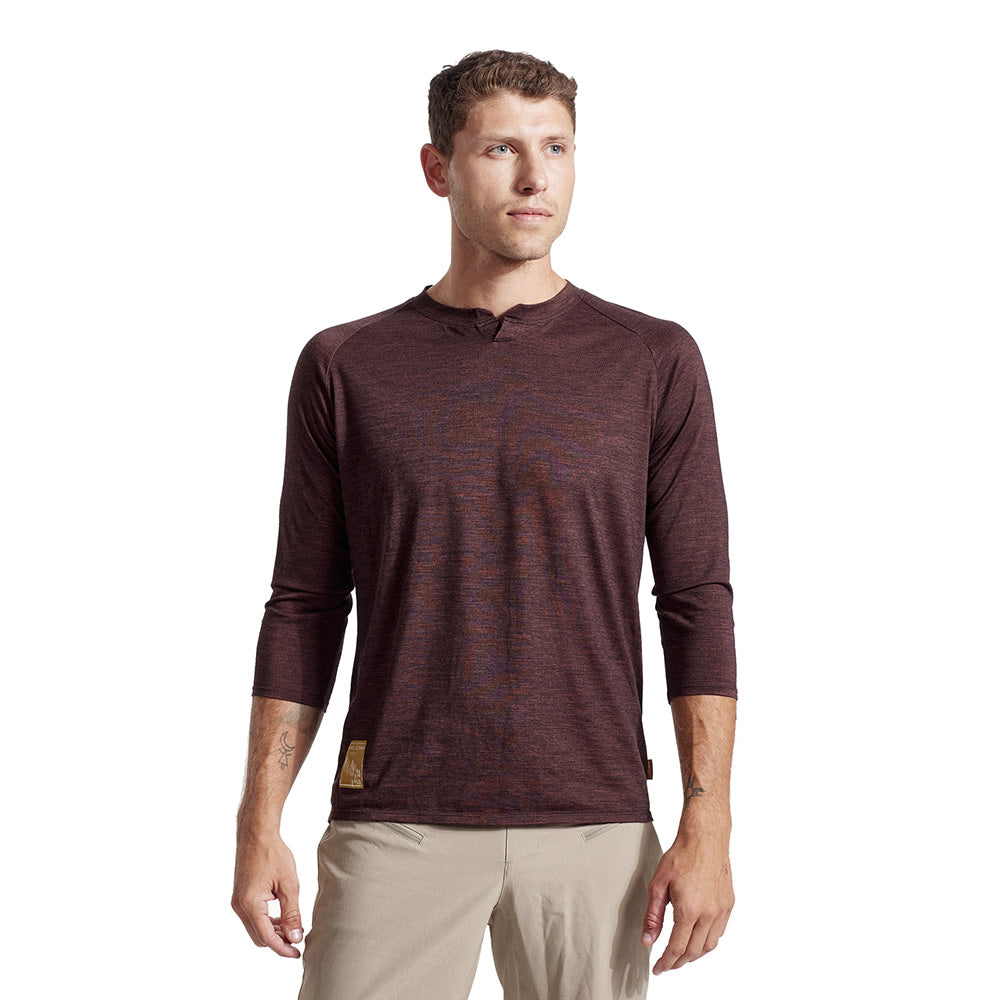 Men's Canyon Merino 3/4 Sleeve Jersey - Image 3