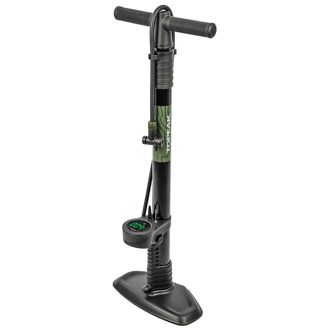 Topeak JoeBlow Mountain X Digital Floor Pump Black