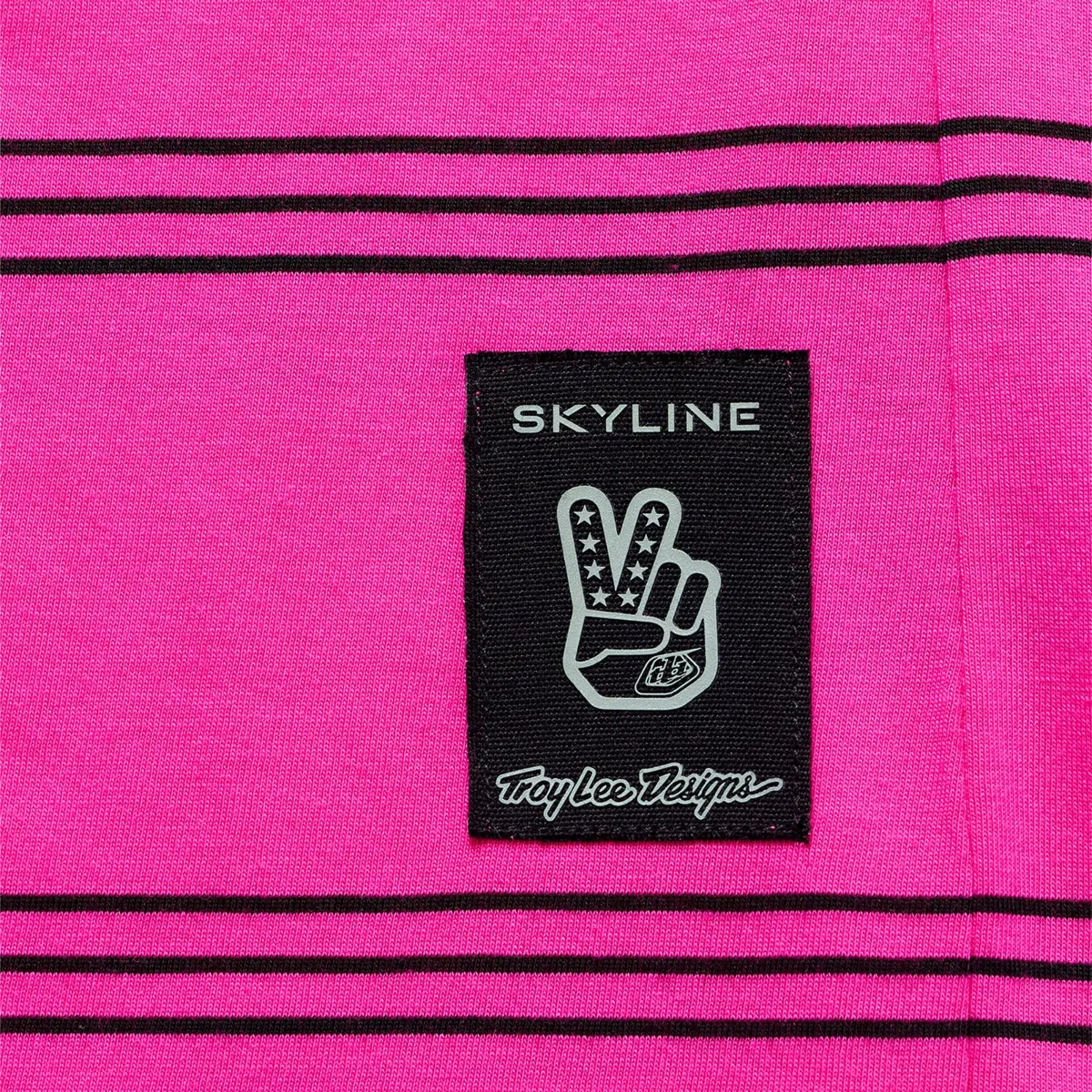 Skyline Short Sleeve Ride Tee Washed Out Party Pink - Image 3