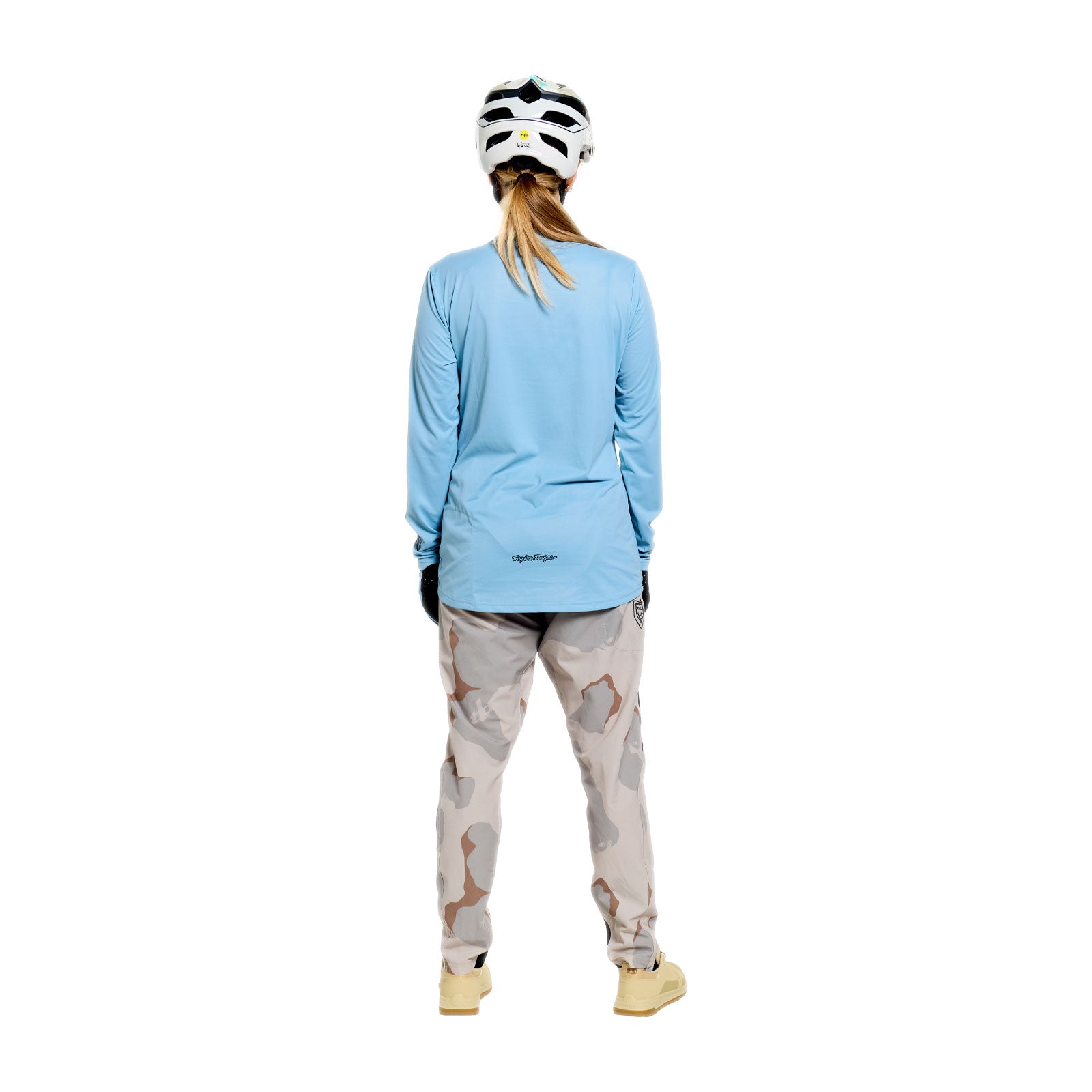 Womens Lilium Pro LS Jersey Mono Dawn Blue - Image 11