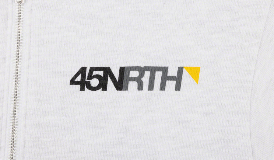 45NRTH Winter Wonder Zip Up Hoodie - Unisex, Ash - Image 4