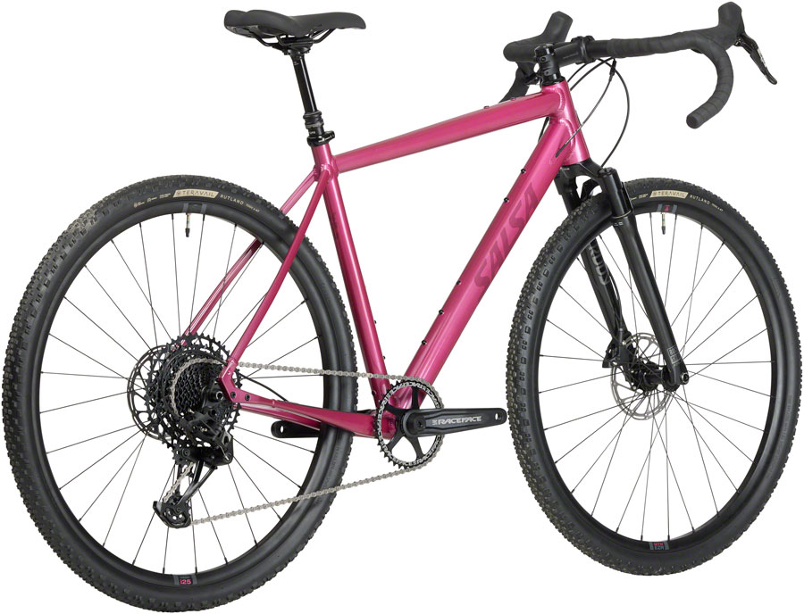 Salsa Stormchaser Apex Eagle Front Suspension Bike - 700c, Aluminum Berry - Image 4