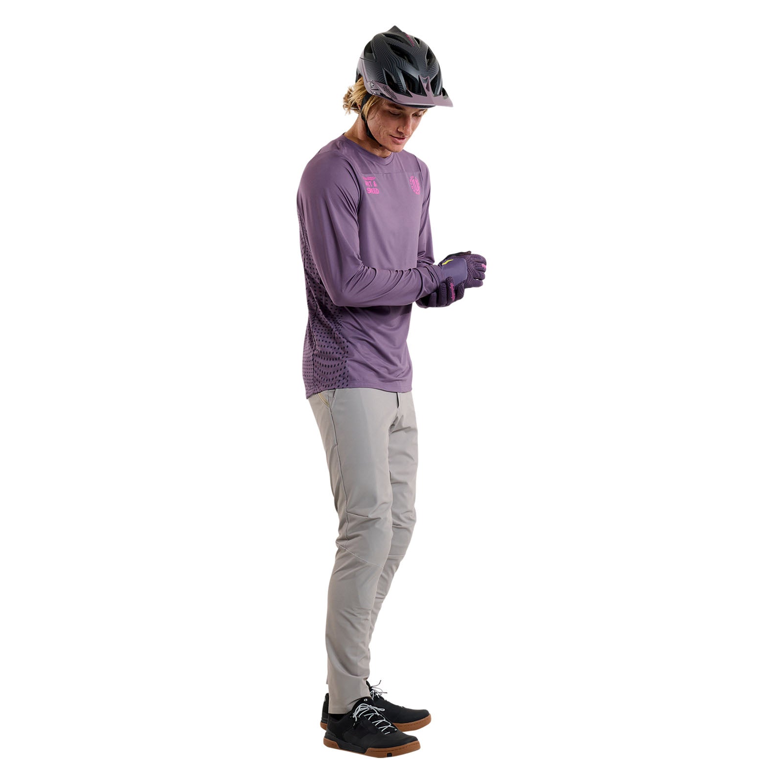 Skyline Long Sleeve Jersey Radioscape Deep Purp - Image 9