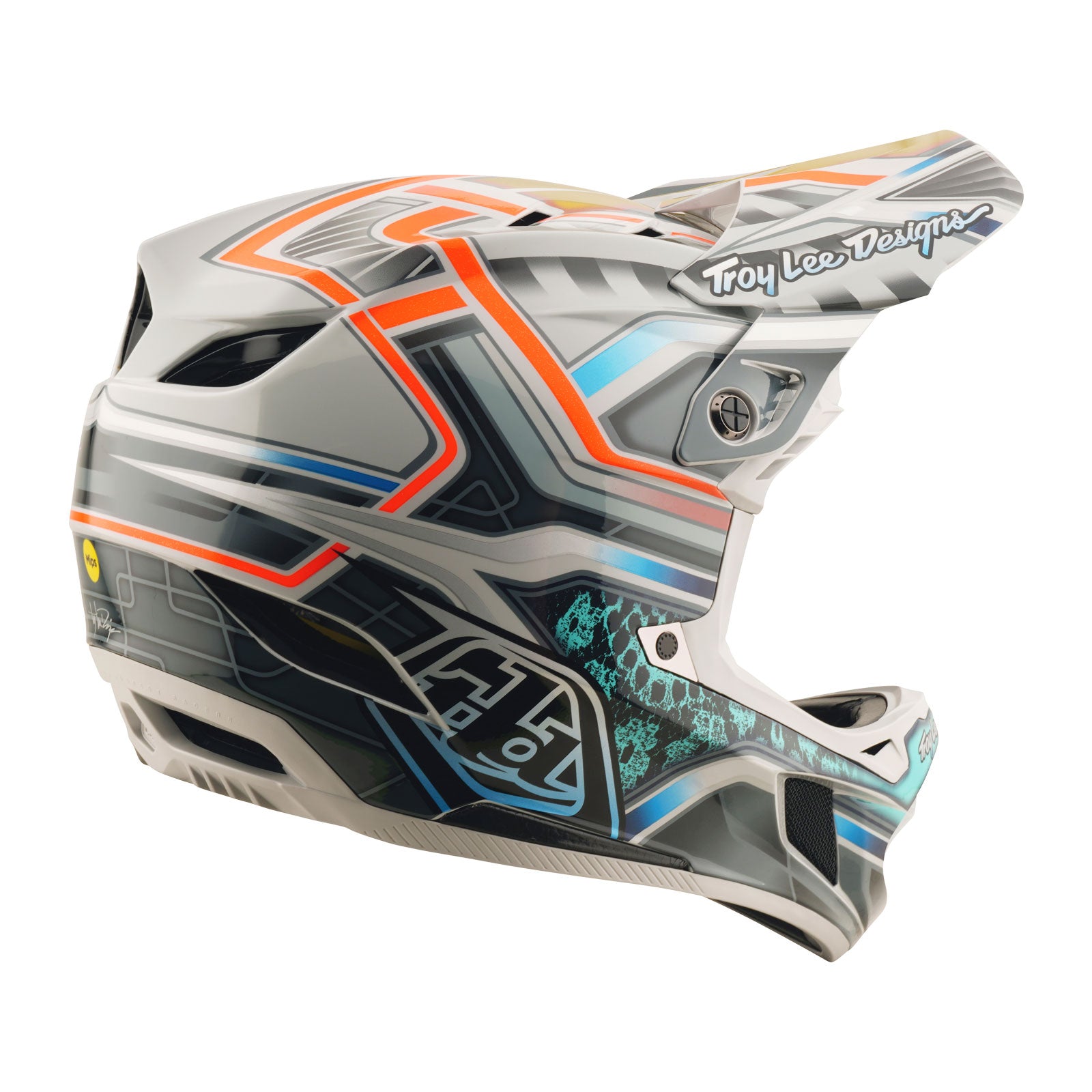D4 Composite Helmet Lowrider Gray - Image 4