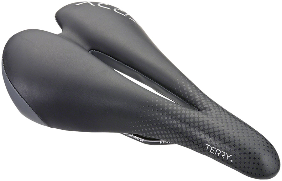 Terry Falcon X Saddle - Chromoly Black Gray Women's Terry Falcon X Saddle - Chromoly Black Gray Women's