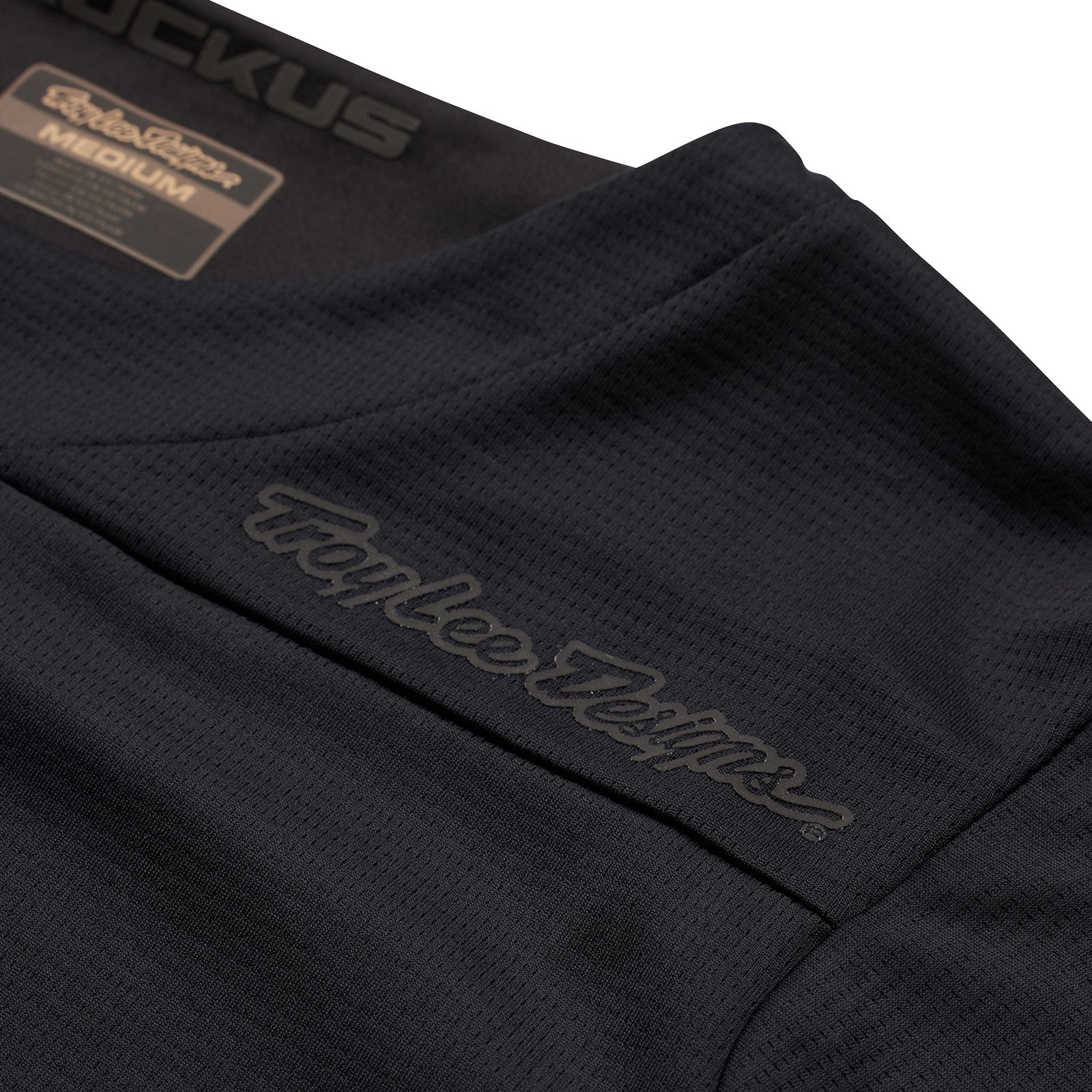 Ruckus 3/4 Jersey Solid Black - Image 2