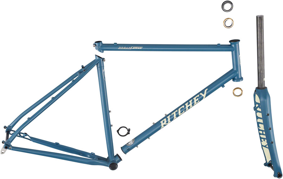 Ritchey Outback Breakaway Frameset - 700c, Steel, Blue - Image 2
