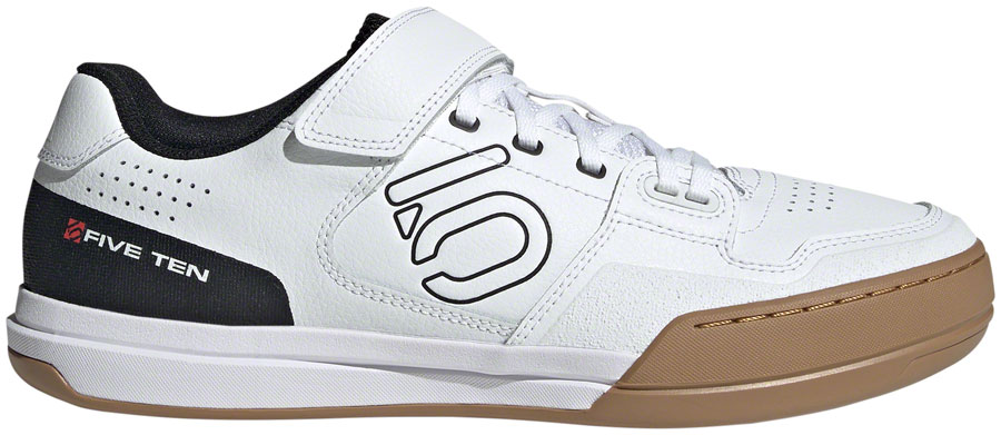 Five Ten Hellcat Mountain Clipless Shoes - Men's FTWR White/Core BLK/Red 4.5