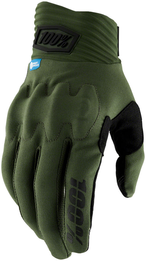 100% Cognito Smart Shock Gloves - Army