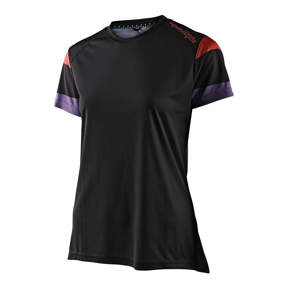 Womens Lilium SS Jersey Rugby Black Womens Lilium SS Jersey Rugby Black