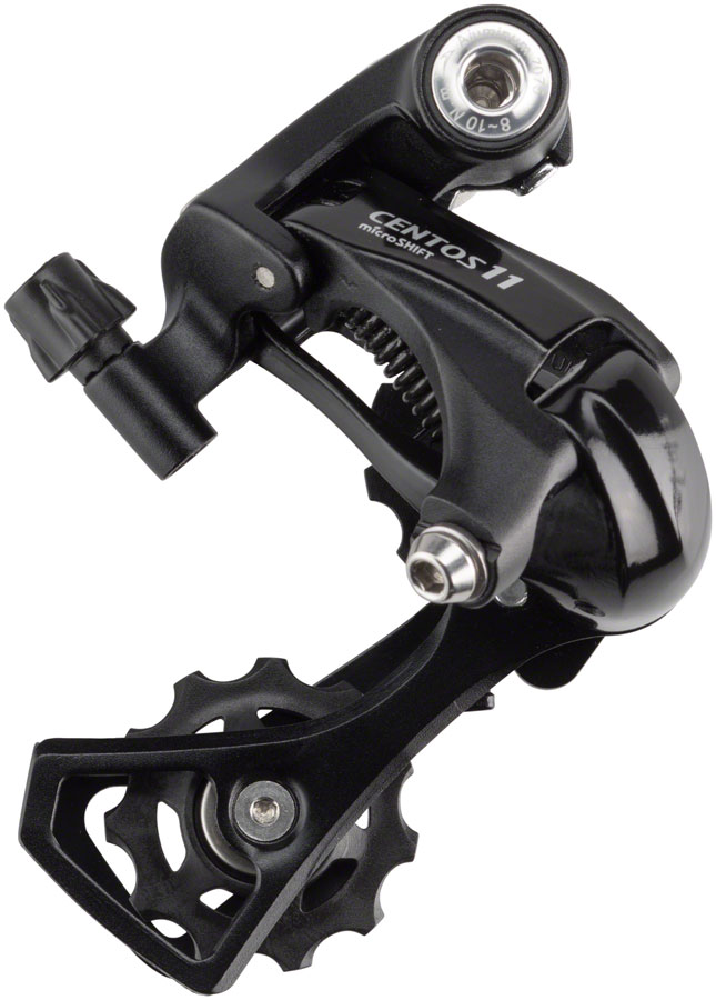 microSHIFT Centos Rear Derailleur - Short Cage, Black variant 2