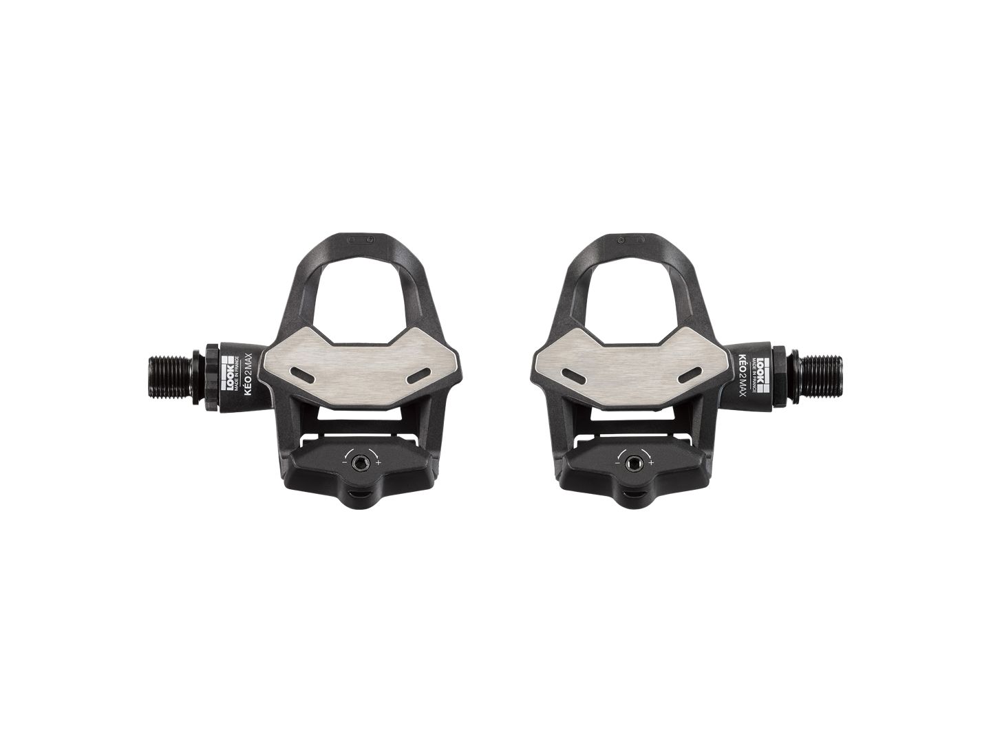 LOOK KEO 2 MAX Pedals - Single Sided Clipless Chromoly 9/16" Black variant 1