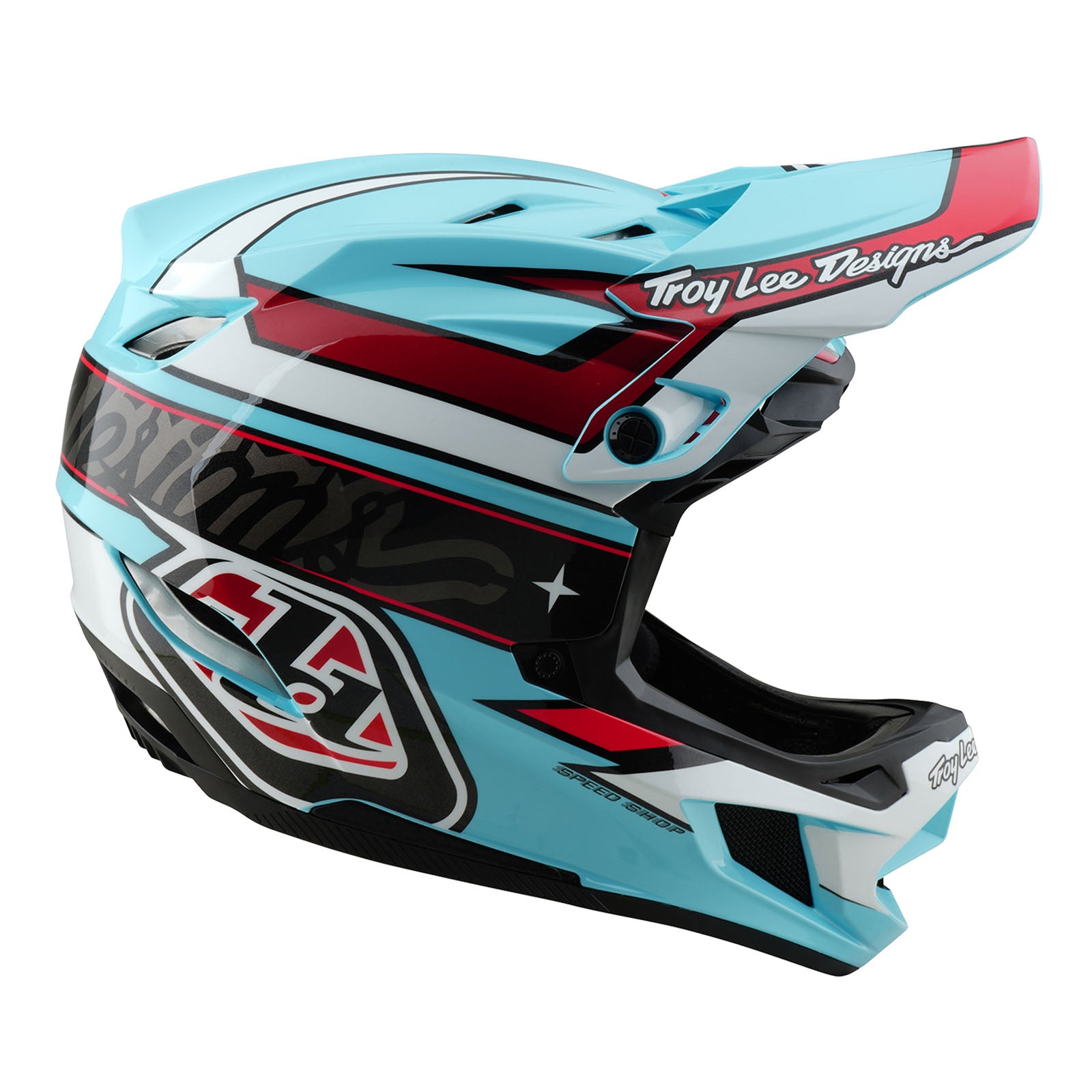 D4 Polyacrylite Helmet Linear Blue - Image 5