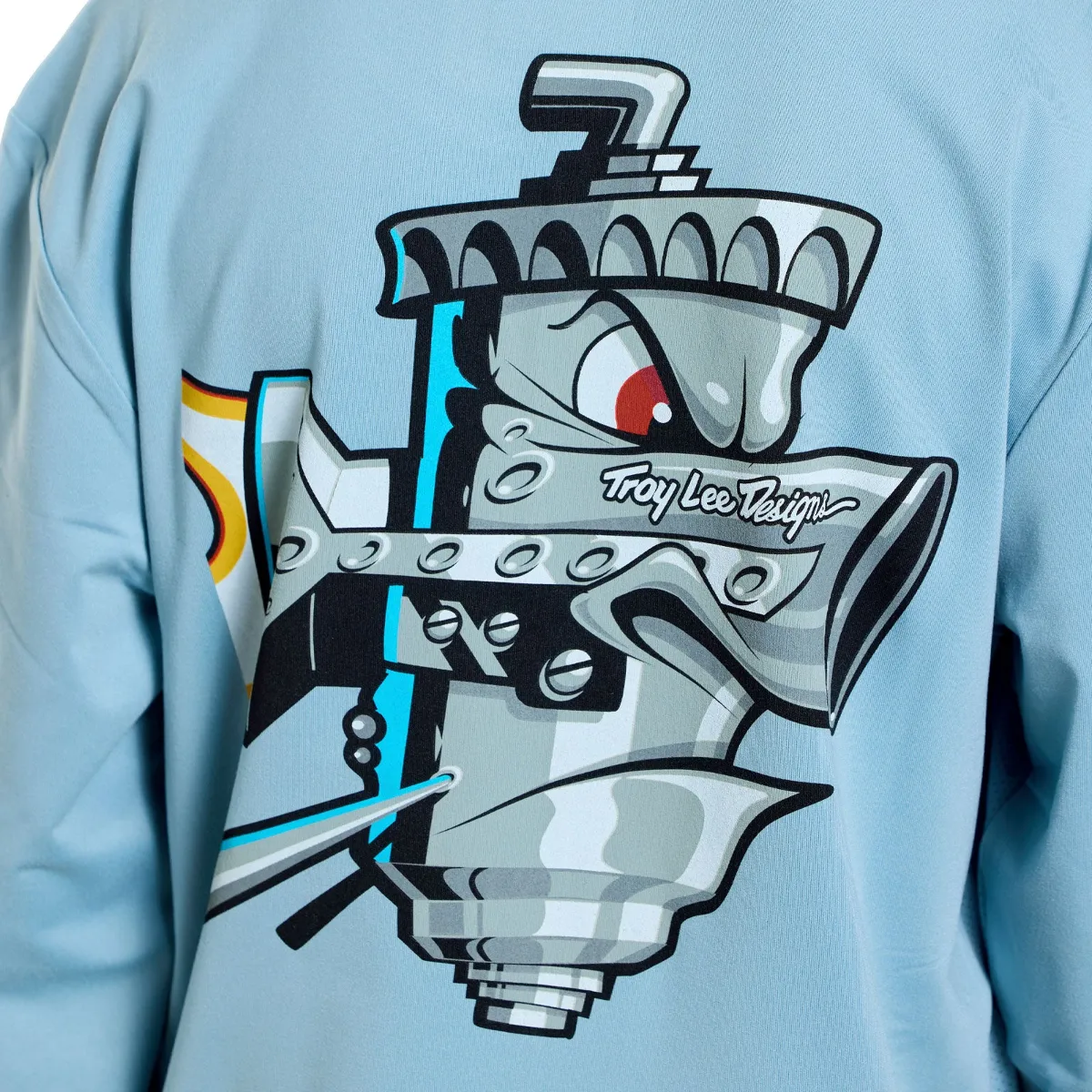 Youth Ruckus Ride LS Tee Carbs Dawn Blue - Image 15