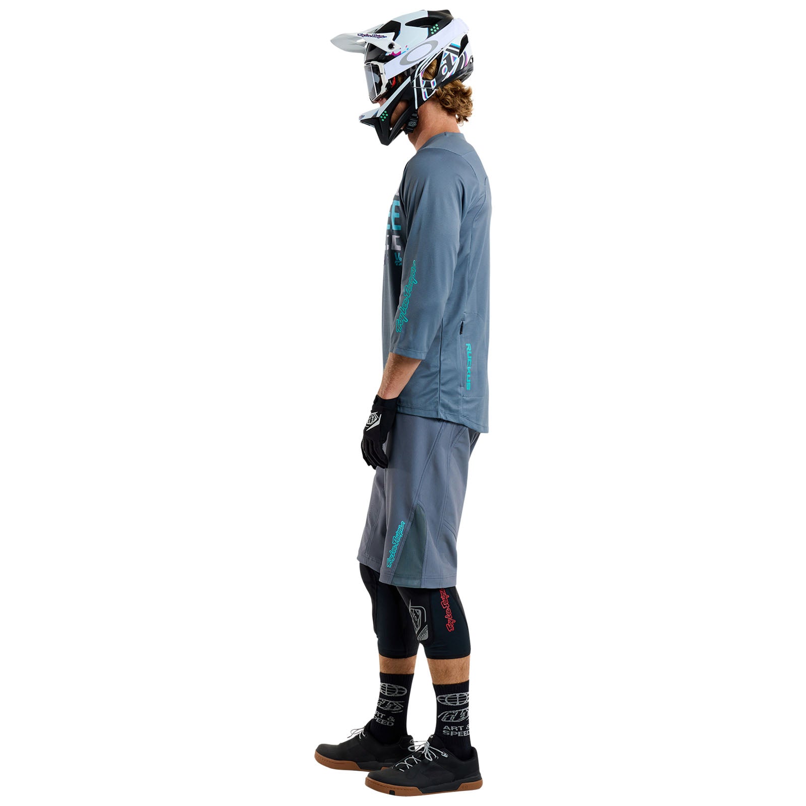 Ruckus 3/4 Jersey Spun Steel Blue - Image 11