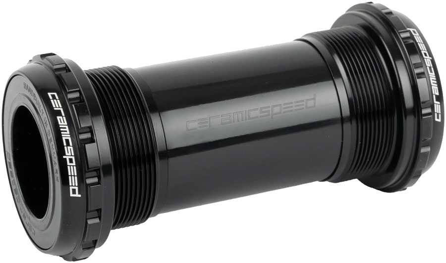 CeramicSpeed BB ALPHA Bottom Bracket - English/BSA 68mm For 24mm/Shimano Spindle Gravel BLK