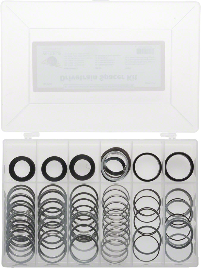 Wheels Manufacturing Drivetrain Spacer Kit 139 Pieces Wheels Manufacturing Drivetrain Spacer Kit 139 Pieces